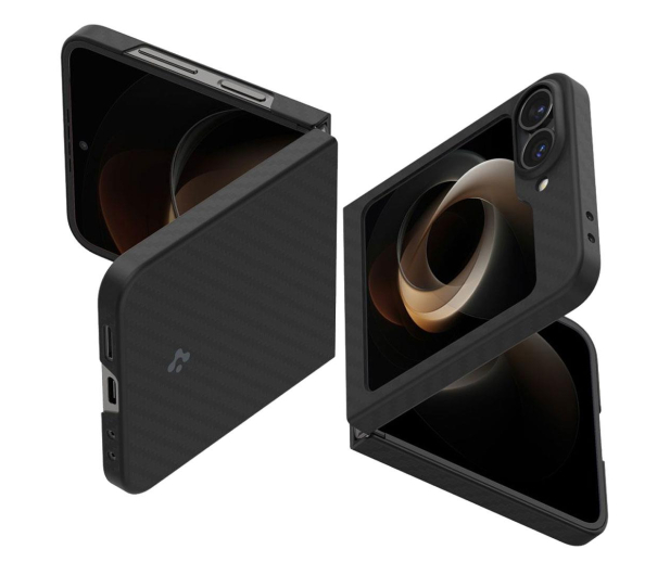 Spigen Airskin do Samsung Galaxy Z Flip6 Aramid Black - 1267240 - zdjęcie 4